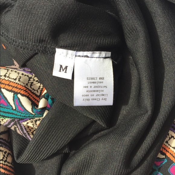 NWOT Chevron Boho Tunic / Beach Coverup Sz M - Picture 6 of 6